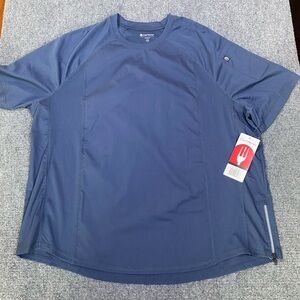 NWT Chef Works blue Short Sleeve Shirt men’s XXL
